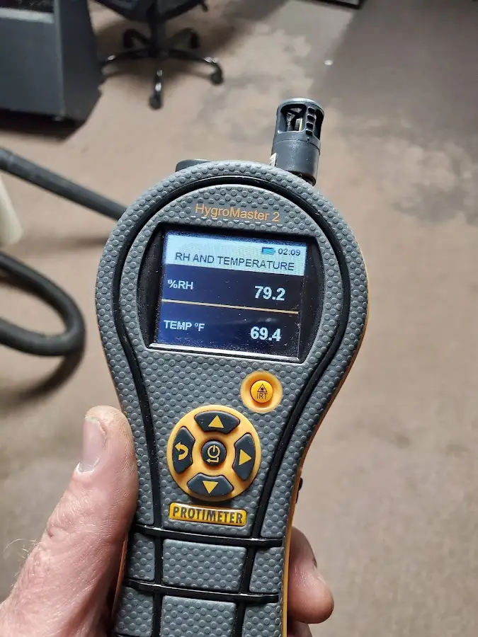 Moisture meter humidity assessment for Fire & Smoke Damage Restoration in Parker